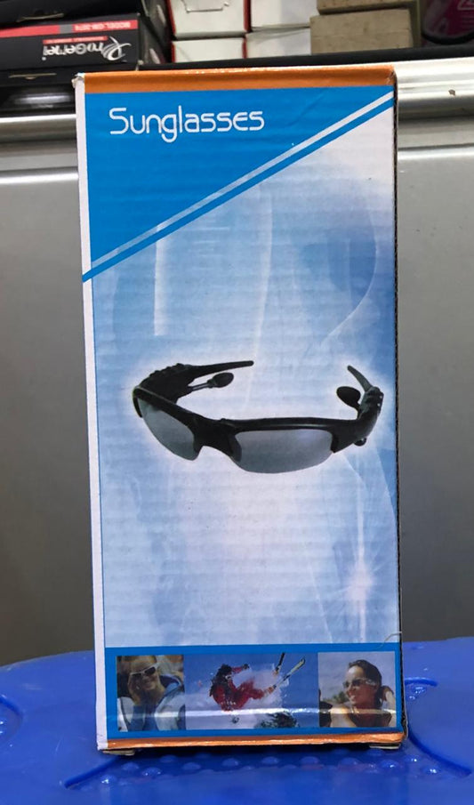 Bluetooth sun glasses with headphones connect with Mobile and talk