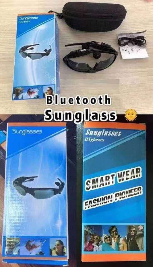 Bluetooth sun glasses with headphones connect with Mobile and talk