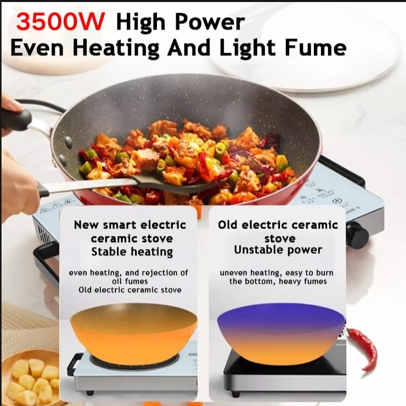 RAF Multifunctional Electric Stove Electric Stove 3500W Model Infrared Cooker Capable For Every Pot (random color)